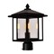 Cwi Lighting Crawford 1 Light Black Outdoor Lantern Head 0417PT9-1-101 - alternate 5